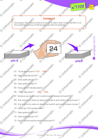 Page 3 de la fiche
