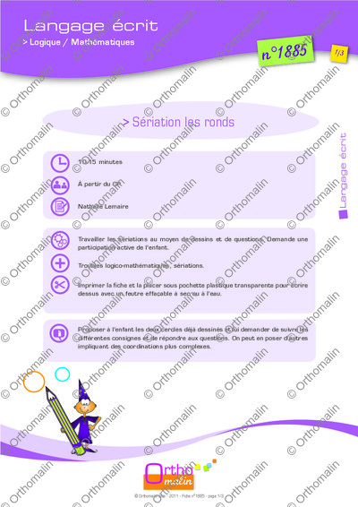 Page 1 de la fiche