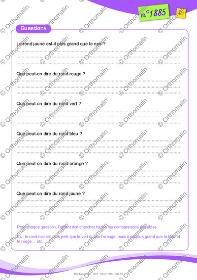 Page 3 de la fiche