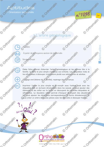 Page 1 de la fiche