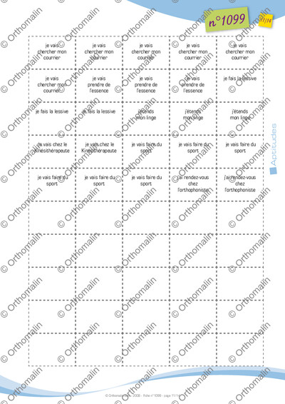 Page 11 de la fiche