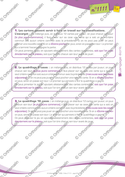Page 2 de la fiche