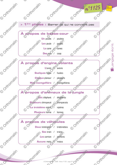 Page 2 de la fiche