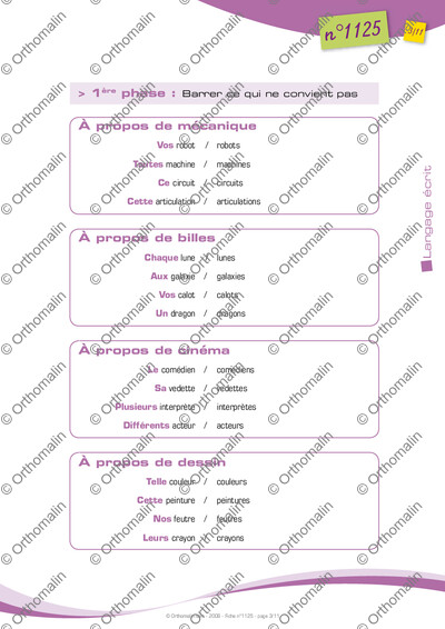 Page 3 de la fiche