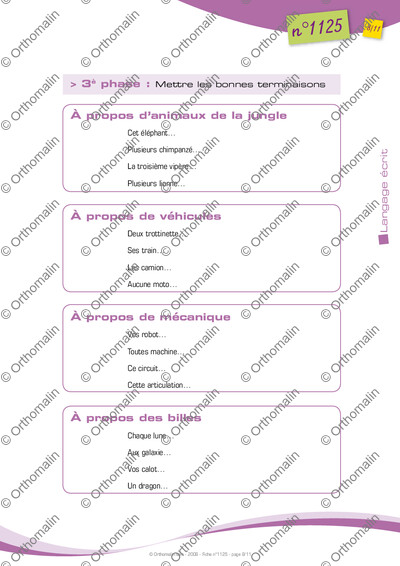 Page 8 de la fiche