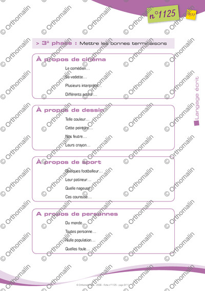 Page 9 de la fiche