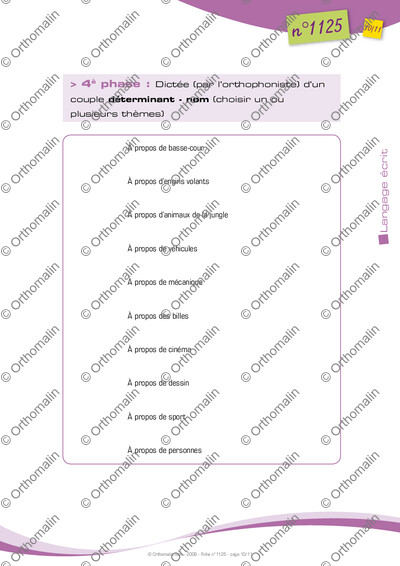 Page 10 de la fiche