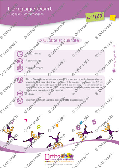 Page 1 de la fiche