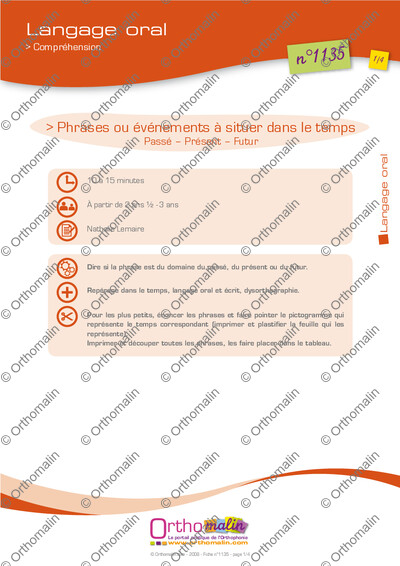 Page 1 de la fiche