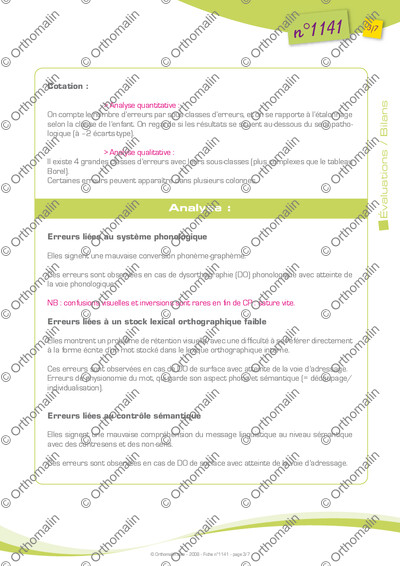 Page 3 de la fiche