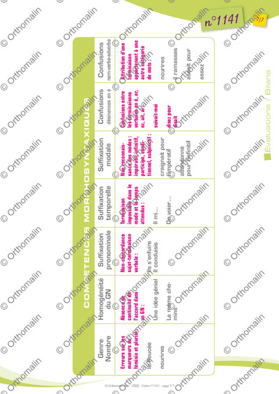 Page 7 de la fiche