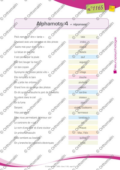 Page 3 de la fiche