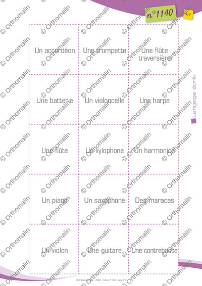 Page 4 de la fiche