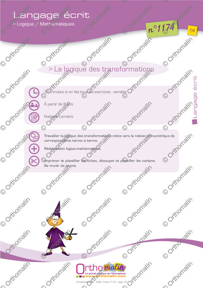 Page 1 de la fiche