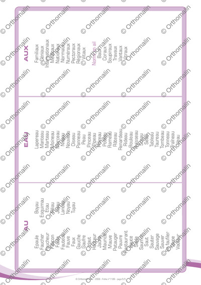 Page 5 de la fiche