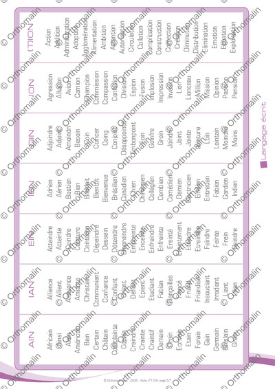 Page 5 de la fiche