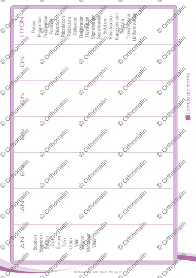 Page 7 de la fiche