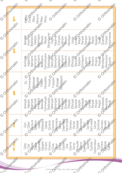 Page 5 de la fiche
