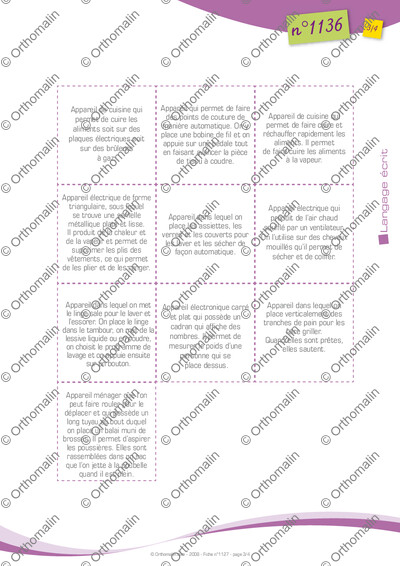 Page 3 de la fiche