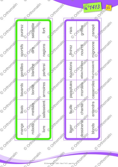 Page 4 de la fiche