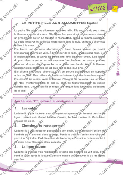 Page 3 de la fiche
