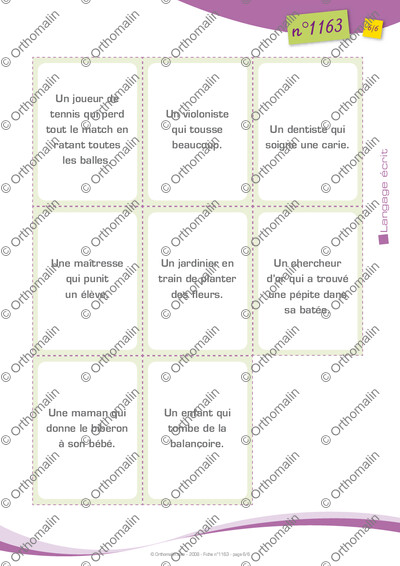 Page 6 de la fiche