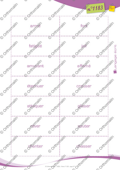 Page 3 de la fiche