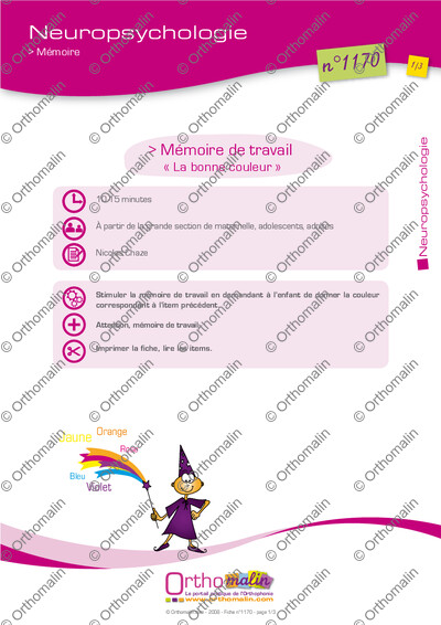 Page 1 de la fiche