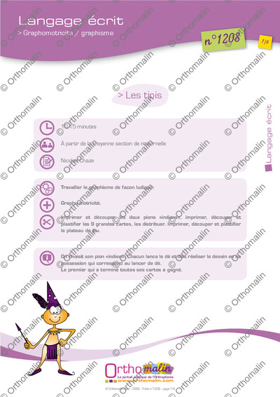 Page 1 de la fiche