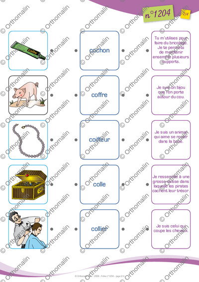 Page 2 de la fiche