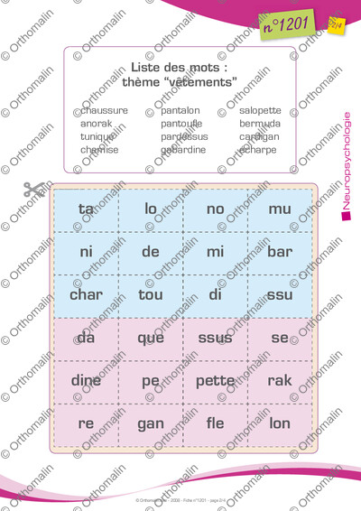 Page 2 de la fiche