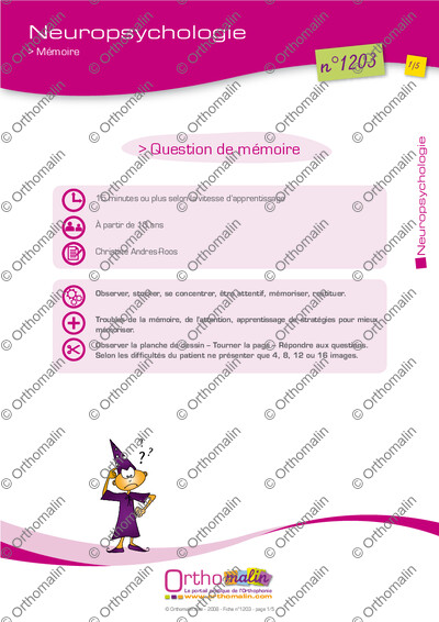 Page 1 de la fiche