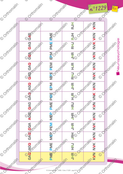 Page 5 de la fiche