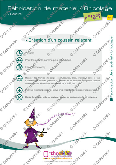 Page 1 de la fiche