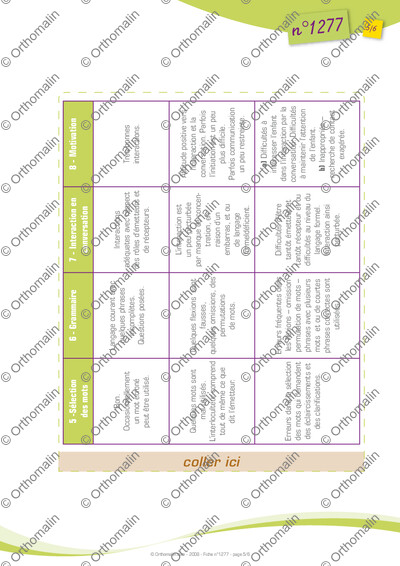 Page 5 de la fiche