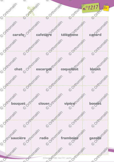 Page 6 de la fiche