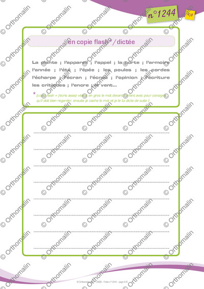 Page 4 de la fiche