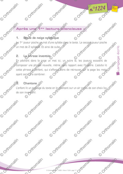Page 7 de la fiche