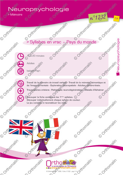 Page 1 de la fiche