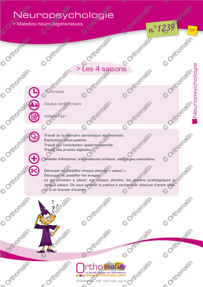 Page 1 de la fiche