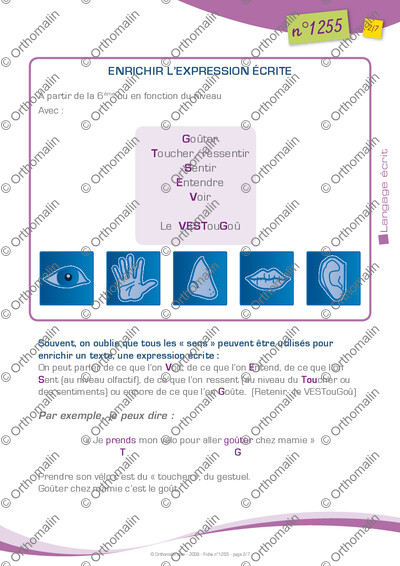 Page 2 de la fiche
