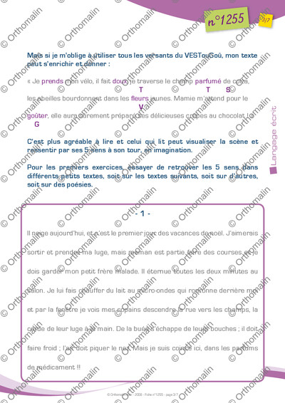Page 3 de la fiche