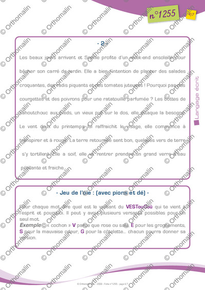 Page 4 de la fiche