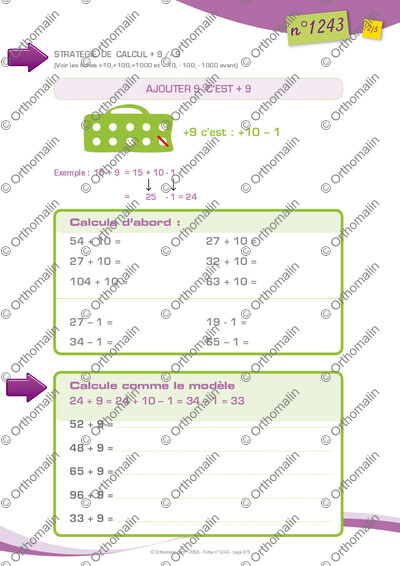 Page 2 de la fiche