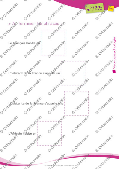 Page 2 de la fiche