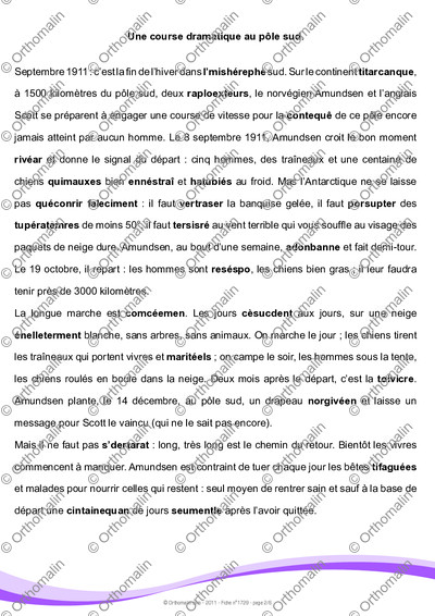 Page 2 de la fiche