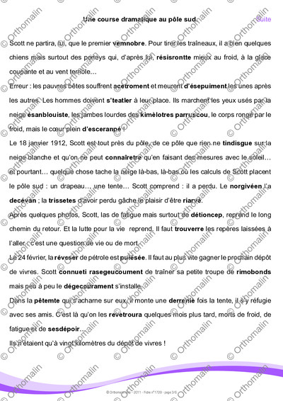 Page 3 de la fiche