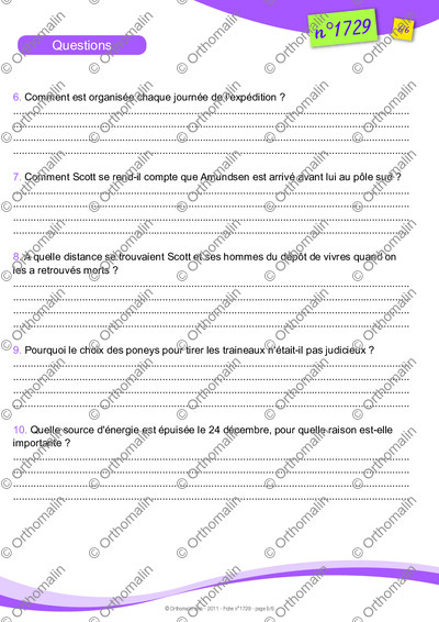 Page 6 de la fiche