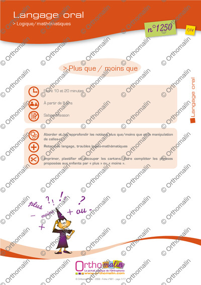 Page 1 de la fiche
