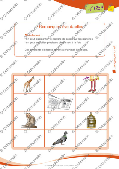 Page 2 de la fiche